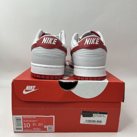 Nike Shoes Dunk Low “Vast Grey Varsity Red” 2023 - Picture 4 of 5